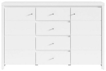 Комод Gerber Кристина KOM 2D4S 143.5x40.5x92см белый купить,NaN
