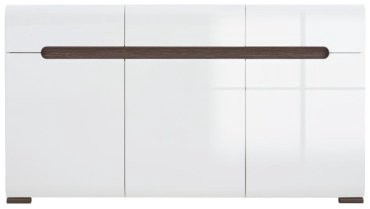 Комод Гербор Ацтека 009 KOM3D3S/8/15 магия 150x41x84см белый купить,NaN