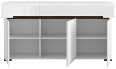 Комод Гербор Ацтека 009 KOM3D3S/8/15 магия 150x41x84см белый купить,NaN