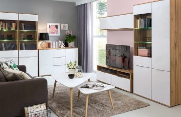 Комод Гербор Злата KOM2D3S, 135x41x86 см, ЛДСП, белый - ForteMarket Комод Гербор Злата KOM2D3S, 135x41x86 см, ЛДСП, белый купить,0