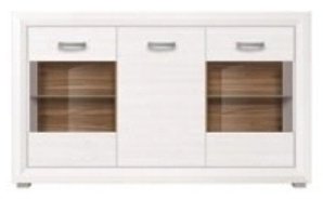 Комод Гербор 151.5x38x91 см, ЛДСП, МДФ, Маркус REG 2W1D