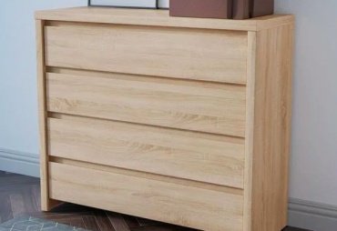 Комод BRW Каспиан 010 КОМ 4S 105x40.5x92см коричневый купить,NaN