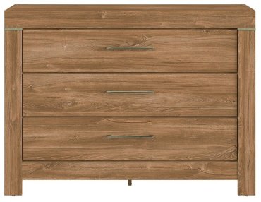 Комод BRW 115x45x85 см, ЛДСП, Герман KOM3S912 Стрилинг
