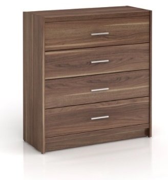 Комод Гербор 80x33.5x87 см, ЛДСП, ДСП, Опен KOM 4S купить,NaN