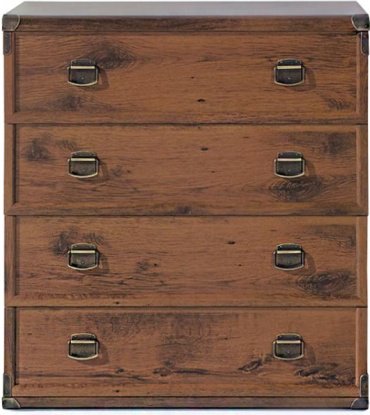 Комод Loftwood 80x40x87 см, ЛДСП, Индиана-11 JKOM 4s/80 шутер