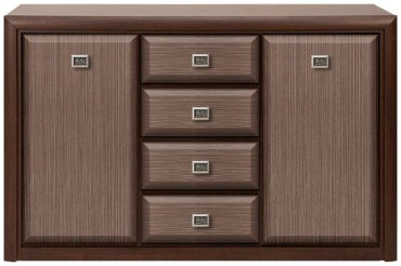 Комод Гербор Коен КОМ2D4S 150x40x93.5см коричневый купить,NaN