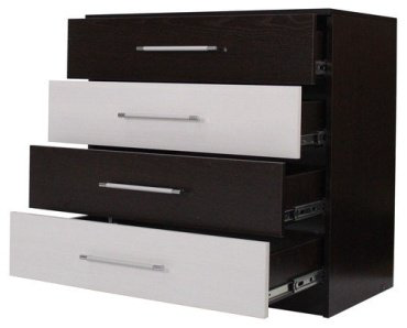 Комод Мебель Азии Классик 80x47x80см черно-белый купить,NaN