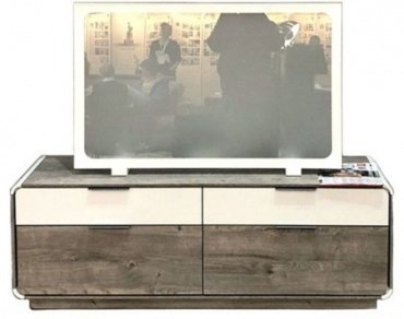 Комод Гербор 150x40x54 см, ДСП, Алиса RTV2S2K шварцвальд