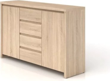 BRW 143.5x40.5x92 см, ЛДСП, Каспиан KOM2D4S купить,NaN