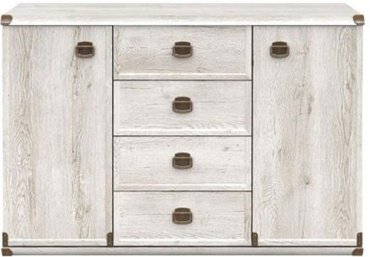 Комод Loftwood 130x49.5x87 см, ЛДСП, Индиана-14 JKOM 2d4s каньйон