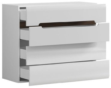 Комод Dominika Ацтека 007, 105.5x40x84 см, белый - ForteMarket Комод Dominika Ацтека 007, 105.5x40x84 см, белый купить,0