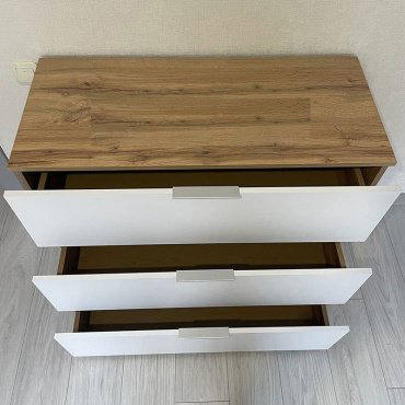 Комод Dominika Злата 005 KOM3S, 95x41x86 см, белый купить,NaN