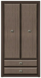 Распашной шкаф Гербор Коен REG2D2S, 103.1x200.5х39.6 см, коричневый