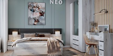 Туалетный столик Глазов NEO 125x39x87 см, ЛДСП купить,NaN