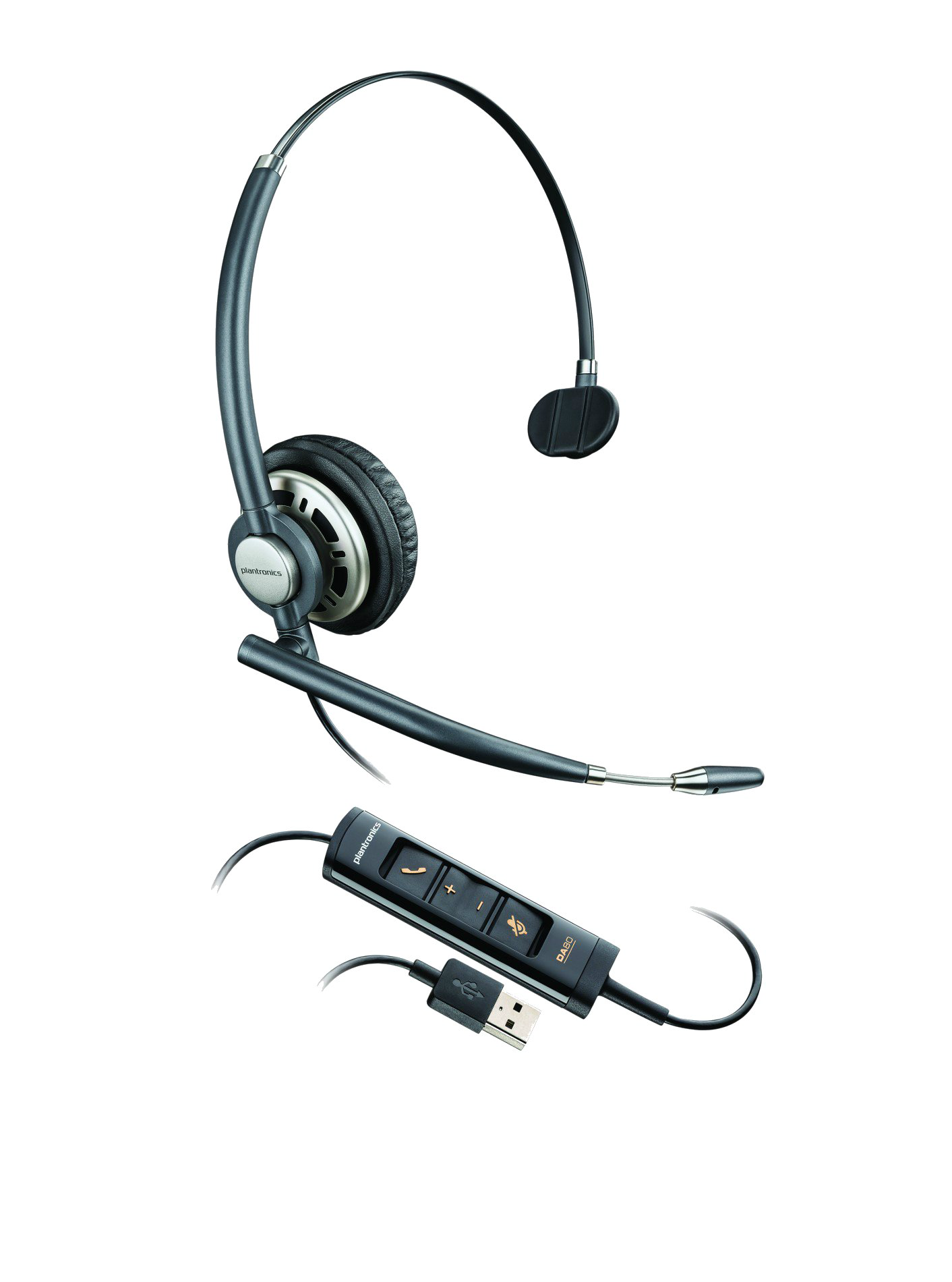 Наушники Plantronics Encorepro HW720 черные купить,NaN