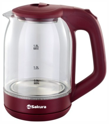 Электрочайник Sakura SA-2736R бордовый