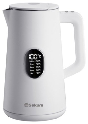 Электрочайник Sakura SA-2171W Premium белый
