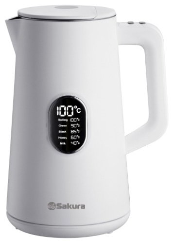 Электрочайник Sakura SA-2171W Premium белый купить,NaN
