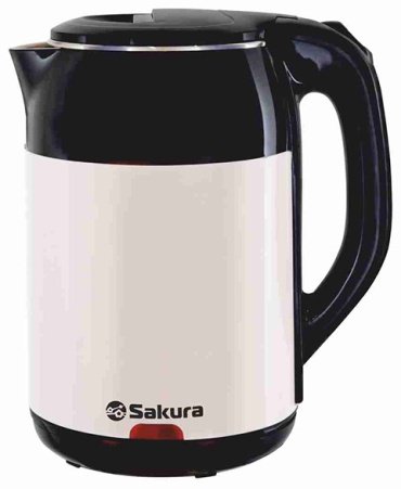 Электрочайник Sakura SA-2168 BW белый