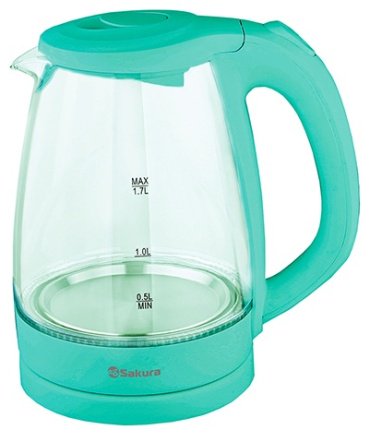 Электрочайник Sakura SA-2733 GR бирюзовый