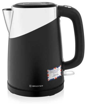 Электрочайник BRAYER BR1023BK черный купить,NaN