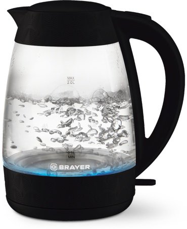 Электрочайник BRAYER BR1024BK черный