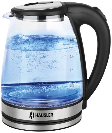 Электрочайник HAUSLER HLS-1801G черный купить,NaN