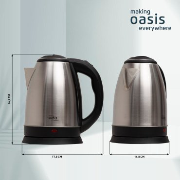 Электрочайник Oasis K-10NS стальной купить,NaN