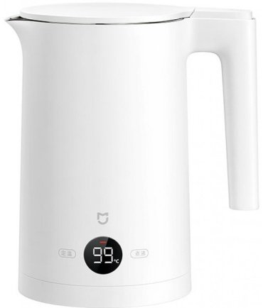Электрочайник Xiaomi Mijia Thermostatic Electric Kettle 2 белый купить,NaN