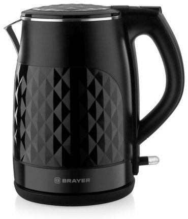 Электрочайник BRAYER BR1043BK черный купить,NaN