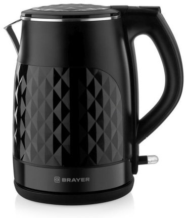 Электрочайник BRAYER BR1043BK черный купить,NaN
