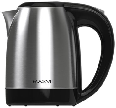 Электрочайник MAXVI KE1721S черный, серебристый