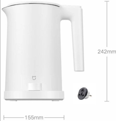 Электрочайник Xiaomi Mi Smart Thermostatic Kettle 2 Pro MJJYSH01YM белый купить,0