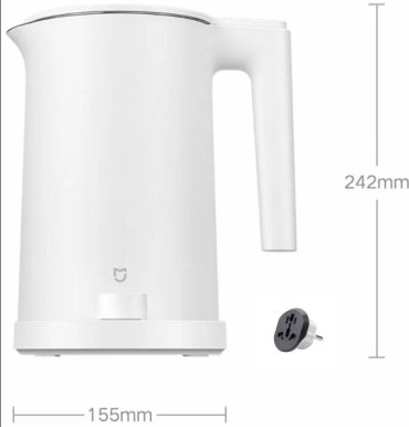 Электрочайник Xiaomi Mi Smart Thermostatic Kettle 2 Pro MJJYSH01YM белый купить,NaN
