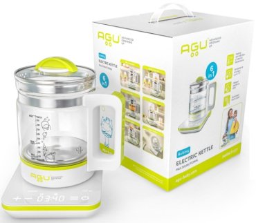 Электрочайник AGU AGU EC8 белый, зеленый купить,0