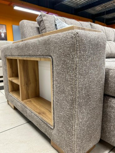 Диван Elegant Braga 333x220см серый купить,NaN