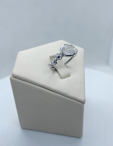 Кольцо Феникс JEWELRY к5846_18.0 размер 18 вес 1.5 г серебро, фианит купить,NaN