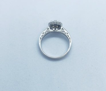 Кольцо Kubachijewel РЕ612233_17.0 размер 17 вес 2.8 г серебро, фианит купить,NaN