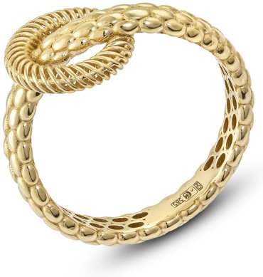 Кольцо DILIGHT JEWELRY 00042-10-030001-00_17.5 размер 17.5 вес 2.4 г золото, без вставок купить,NaN