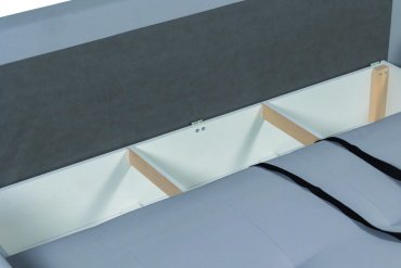 Мебель Азии диван прямой Скай 343, обивка велюр, 88х216х91 см, серый купить,0