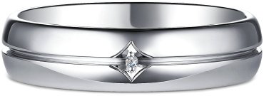 Кольцо АЛЬКОР 01-3303_000Б-00_16.0 размер 16 вес 3.6 г серебро, бриллиант купить,NaN