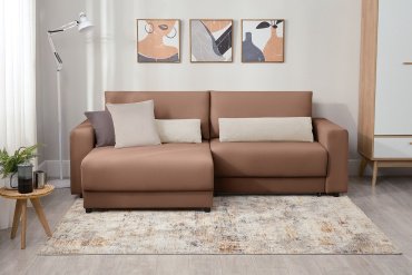 Мебель Азии Таун 264 диван, обивка велюр, 239 см, коричневый - ForteMarket Мебель Азии Таун 264 диван, обивка велюр, 239 см, коричневый купить,0