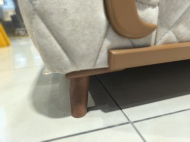 PANAREA диван прямой Флавия, обивка велюр, 85х240х85 см, бежевый купить,0
