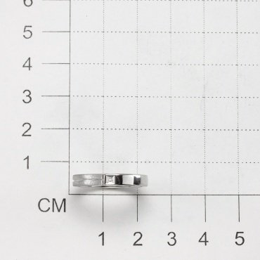 Кольцо АЛЬКОР 01-3884_000Б-00_17.5 размер 17.5 вес 2.5 г серебро, бриллиант купить,NaN