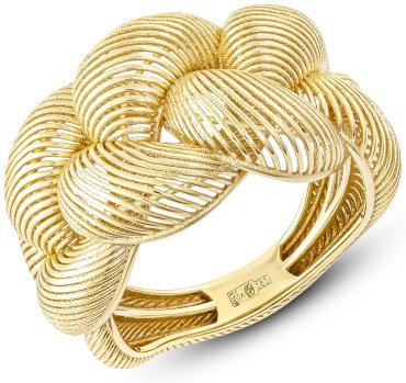 Кольцо DILIGHT JEWELRY 00084-10-030001-00_19.5 размер 19.5 вес 6.6 г золото, без вставок купить,NaN