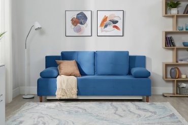 Мебель Азии Дени 442 диван, обивка ткань, 92x199x87, синий - ForteMarket Мебель Азии Дени 442 диван, обивка ткань, 92x199x87, синий купить,0