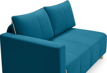 Мебель Азии Вигго 194 диван, обивка велюр, 147 см, синий - ForteMarket Мебель Азии Вигго 194 диван, обивка велюр, 147 см, синий купить,0