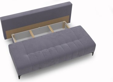 Мебель Азии Гамбург 446 диван, обивка велюр, 96x200x102, темно-серый - ForteMarket Мебель Азии Гамбург 446 диван, обивка велюр, 96x200x102, темно-серый купить,0