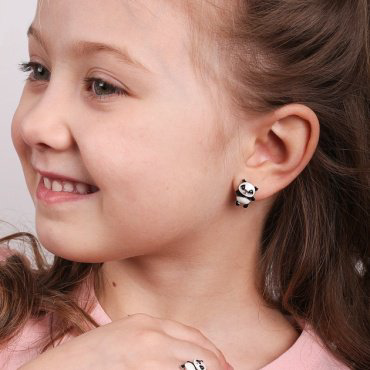 Серьги АЛЬКОР 02-3359_ЭМ22-00 вес 2.8 г серебро, эмаль купить,NaN