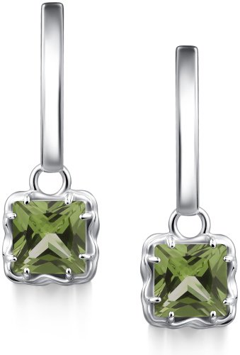 Серьги АЛЬКОР 02-4429_0ЮСТ-00 вес 5.3 г серебро, стекло купить,28920